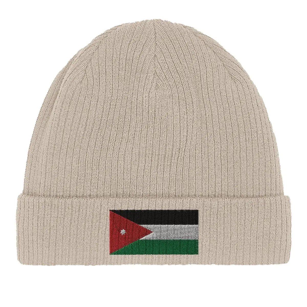 Bonnet en coton Drapeau de la Jordanie - Pixelforma 