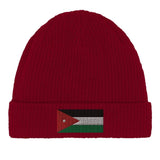 Bonnet en coton drapeau de la jordanie - pixelformaflag