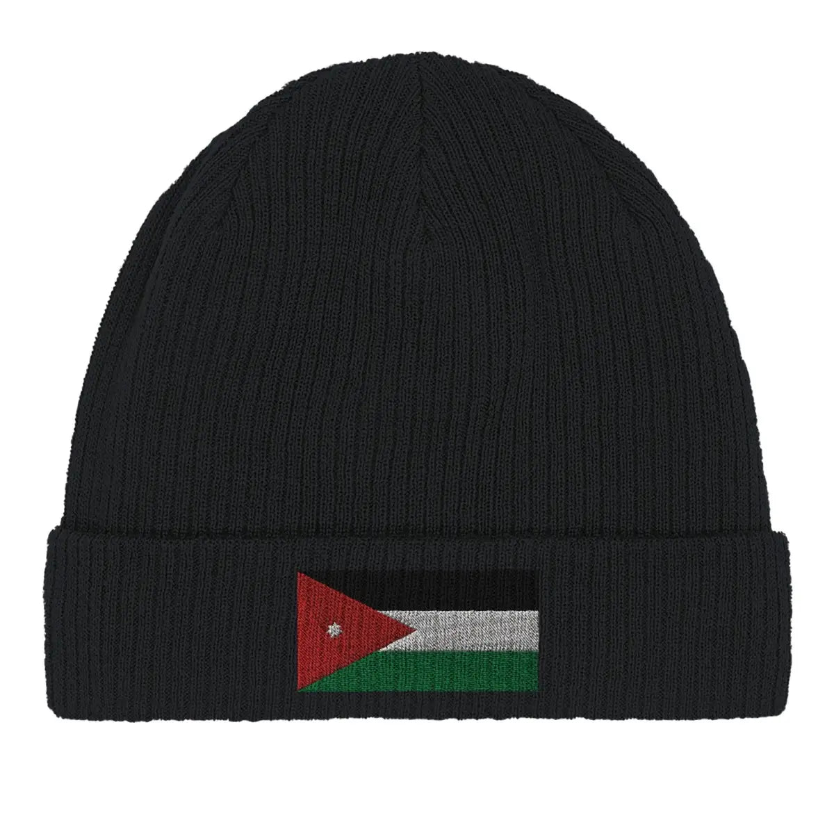 Bonnet en coton drapeau de la jordanie - pixelformaflag