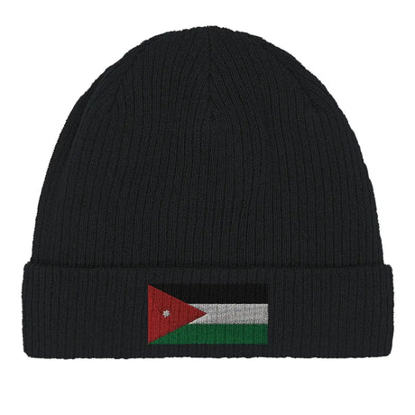Bonnet en coton drapeau de la jordanie - pixelformaflag
