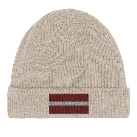Bonnet en coton drapeau de la lettonie - pixelformaflag