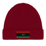 Bonnet en coton drapeau de la libye - pixelformaflag