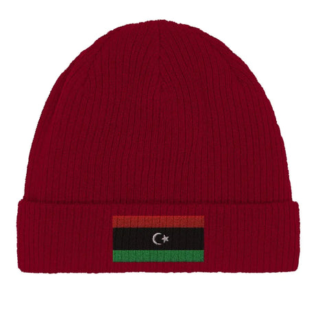 Bonnet en coton drapeau de la libye - pixelformaflag