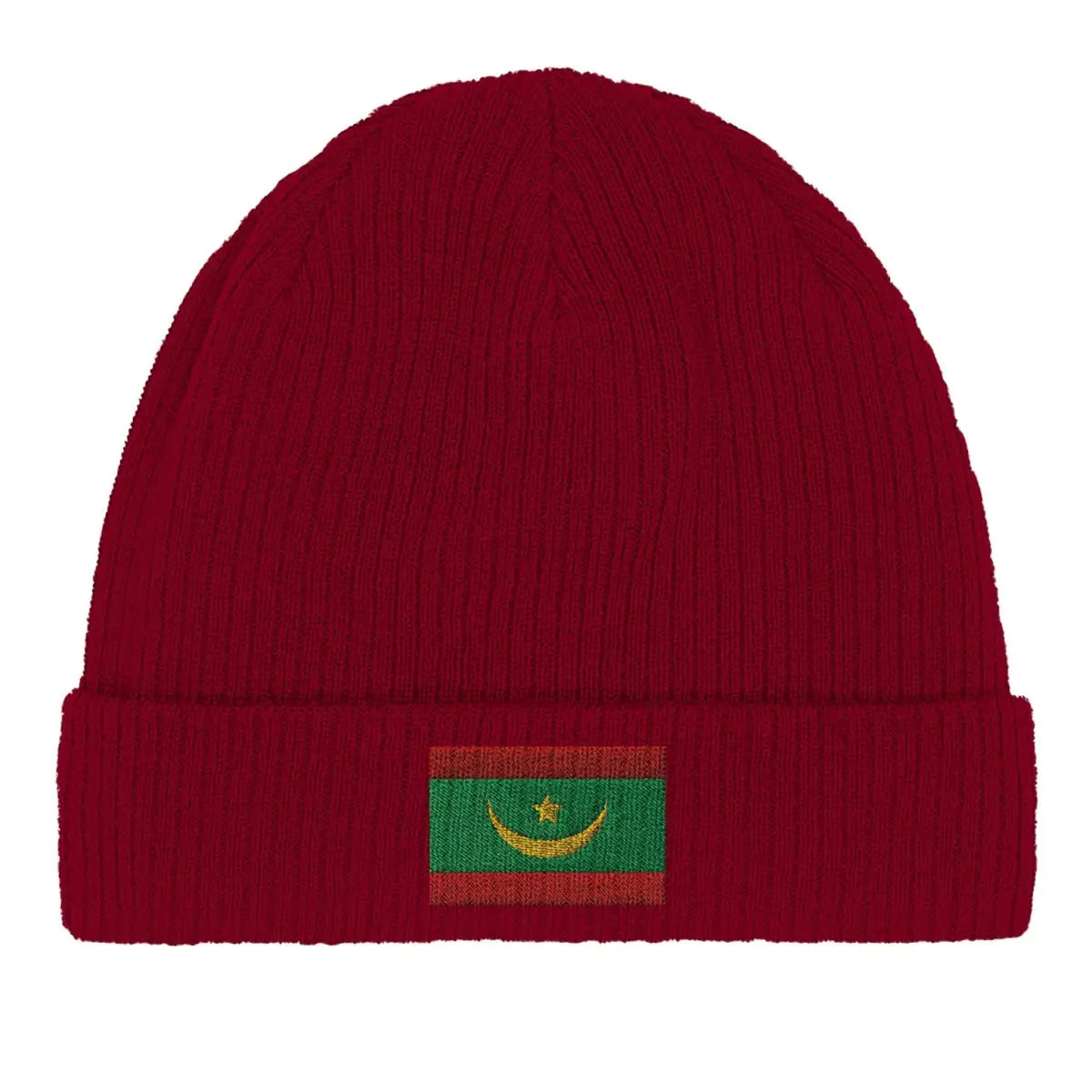Bonnet en coton drapeau de la mauritanie - pixelformaflag