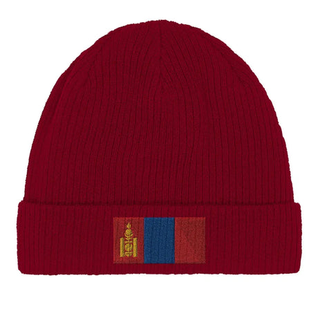 Bonnet en coton drapeau de la mongolie - pixelformaflag