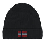 Bonnet en coton drapeau de la norvège - pixelformaflag