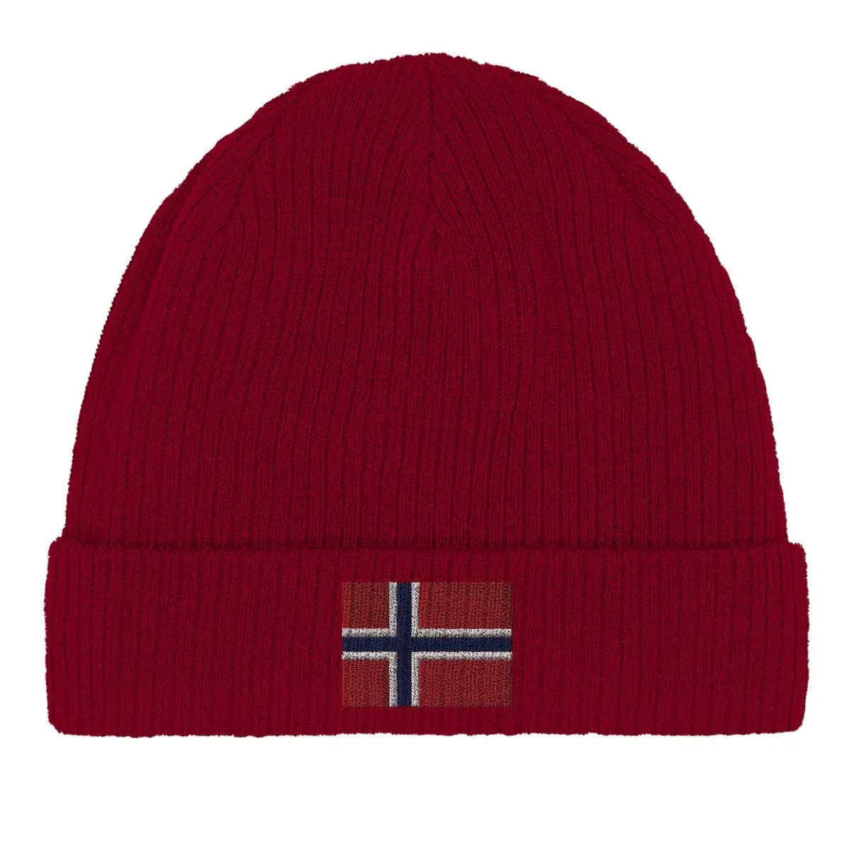 Bonnet en coton drapeau de la norvège - pixelformaflag
