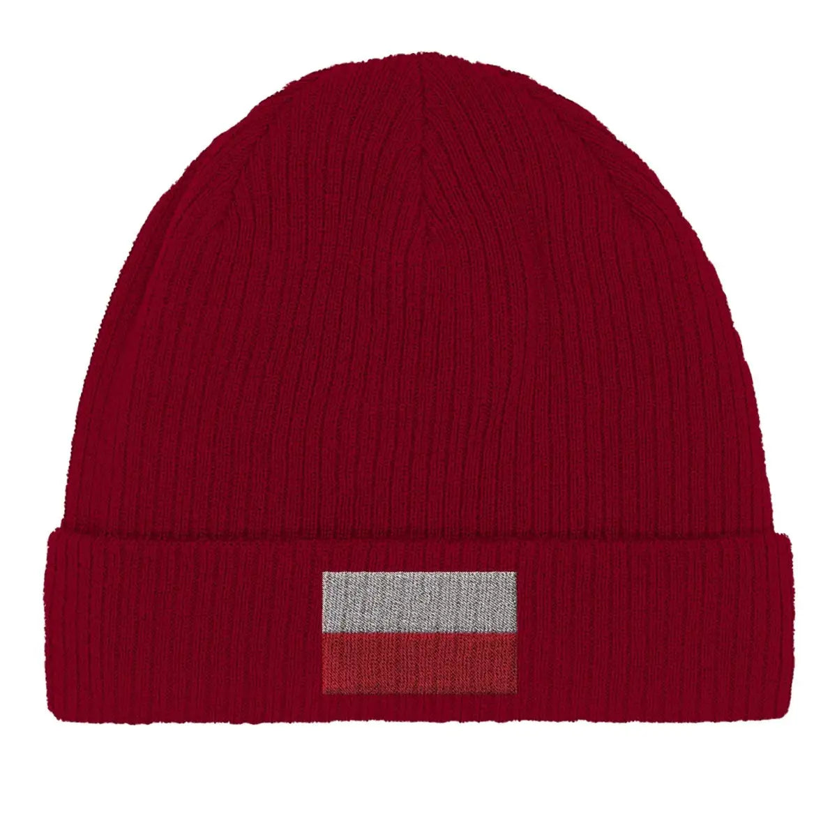Bonnet en coton drapeau de la pologne - pixelformaflag