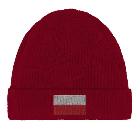 Bonnet en coton drapeau de la pologne - pixelformaflag