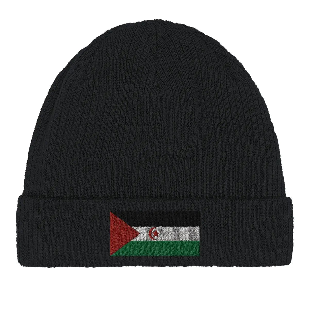 Bonnet en coton drapeau de la république arabe sahraouie démocratique - pixelformaflag