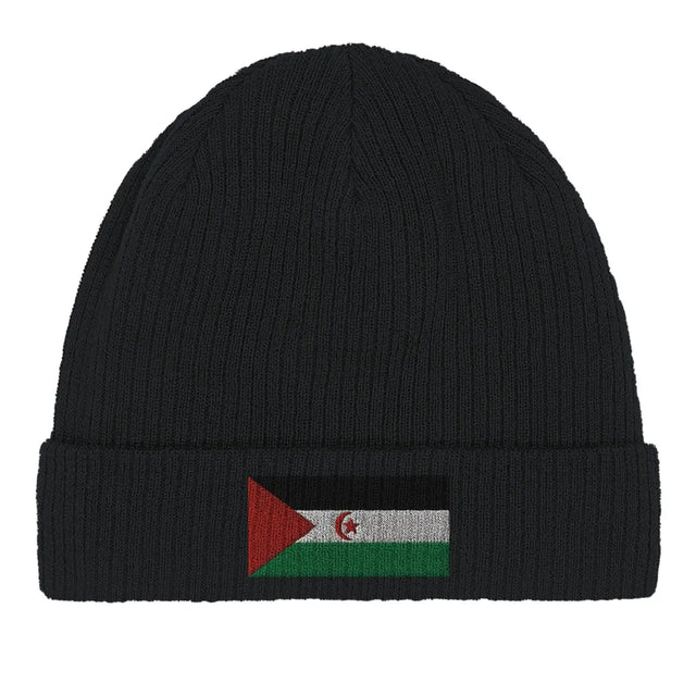 Bonnet en coton drapeau de la république arabe sahraouie démocratique - pixelformaflag