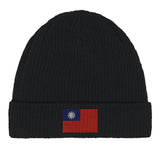 Bonnet en coton drapeau de la république de chine - pixelformaflag