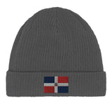 Bonnet en coton Drapeau de la République dominicaine - Pixelforma 