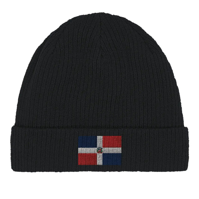 Bonnet en coton Drapeau de la République dominicaine - Pixelforma 