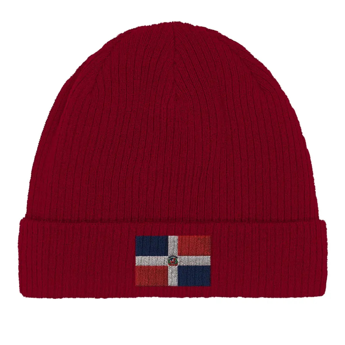 Bonnet en coton drapeau de la république dominicaine - pixelformaflag