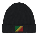 Bonnet en coton drapeau de la république du congo - pixelformaflag