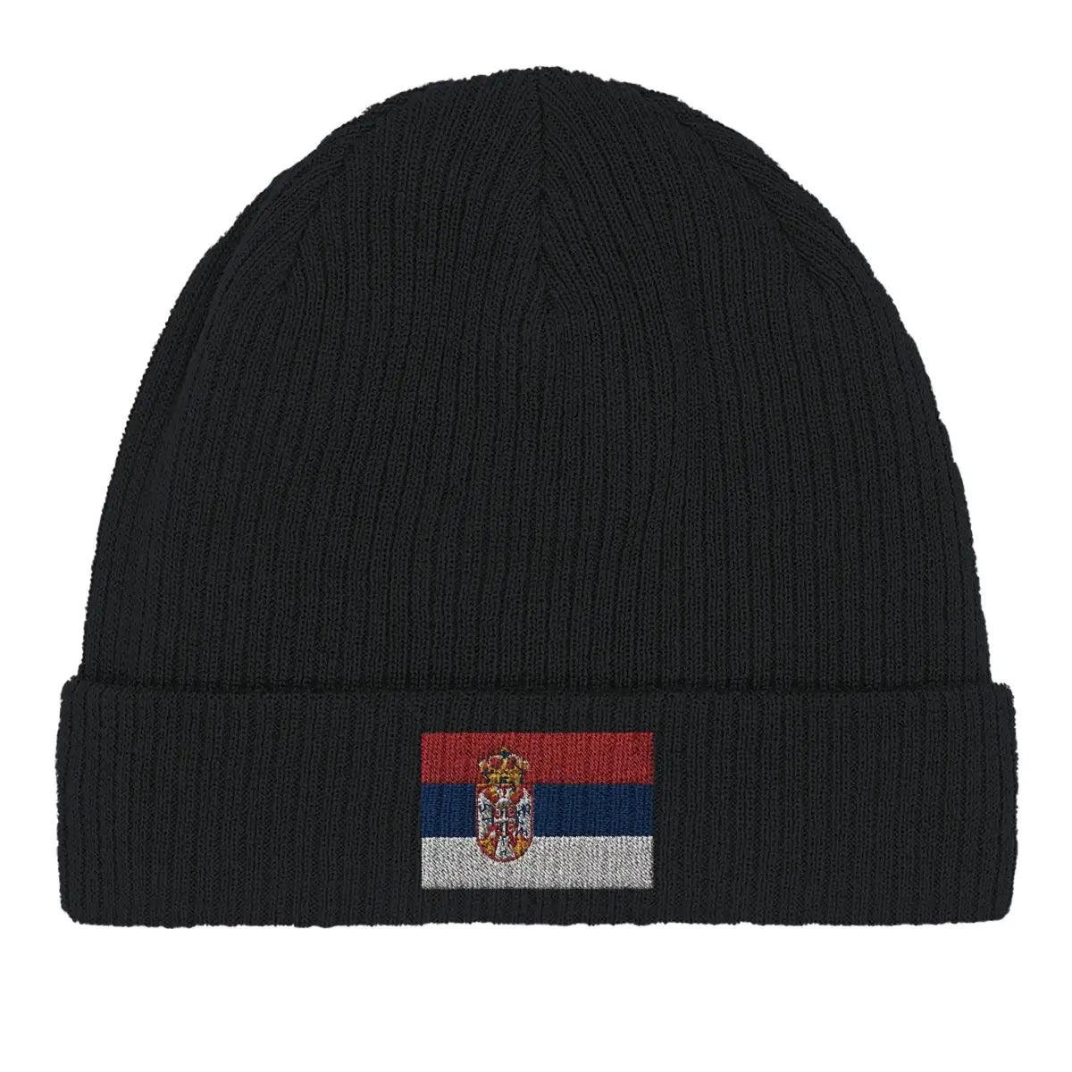 Bonnet en coton drapeau de la serbie - pixelformaflag