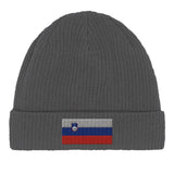 Bonnet en coton drapeau de la slovénie - pixelformaflag