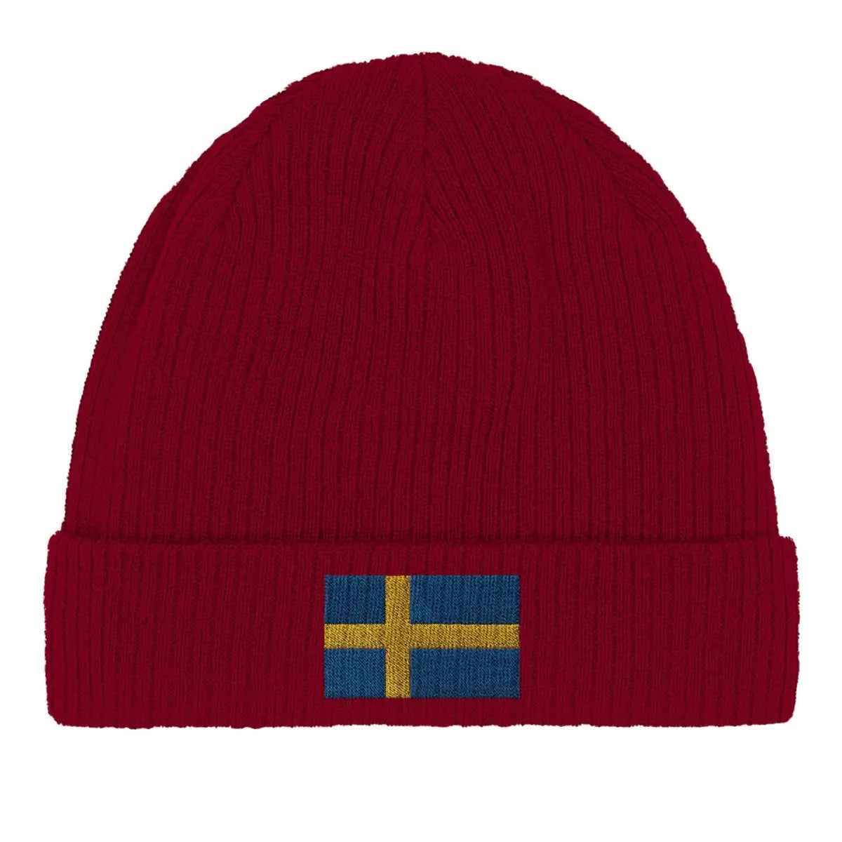 Bonnet en coton drapeau de la suède - pixelformaflag