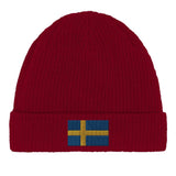 Bonnet en coton drapeau de la suède - pixelformaflag