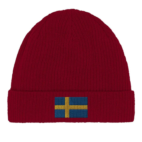 Bonnet en coton drapeau de la suède - pixelformaflag