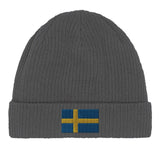 Bonnet en coton drapeau de la suède - pixelformaflag