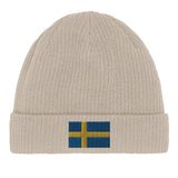 Bonnet en coton drapeau de la suède - pixelformaflag