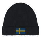Bonnet en coton drapeau de la suède - pixelformaflag