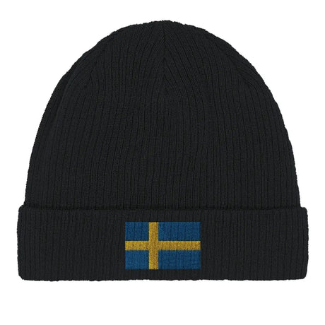 Bonnet en coton drapeau de la suède - pixelformaflag