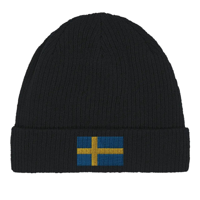 Bonnet en coton drapeau de la suède - pixelformaflag