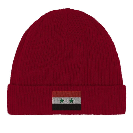 Bonnet en coton drapeau de la syrie - pixelformaflag