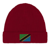 Bonnet en coton drapeau de la tanzanie - pixelformaflag
