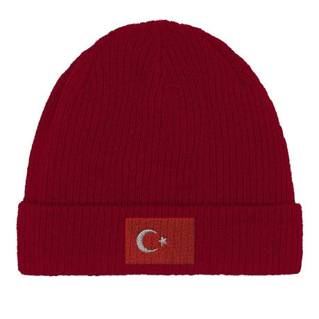 Bonnet en coton drapeau de la turquie - pixelformaflag