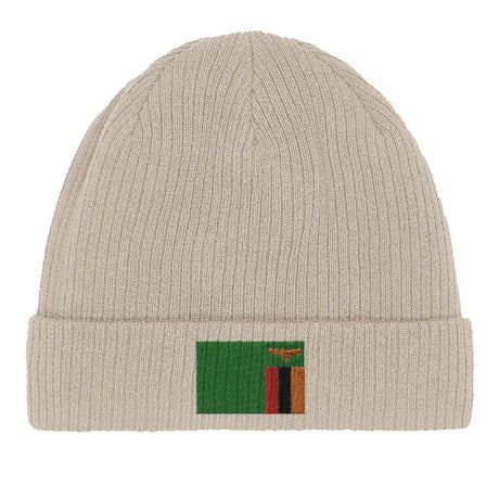Bonnet en coton drapeau de la zambie - pixelformaflag