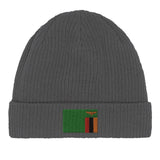 Bonnet en coton drapeau de la zambie - pixelformaflag