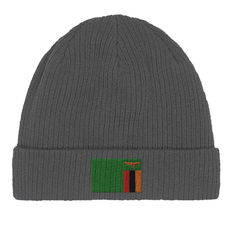 Bonnet en coton drapeau de la zambie - pixelformaflag