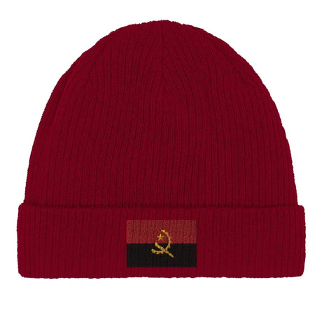 Bonnet en coton drapeau de l’angola - pixelformaflag