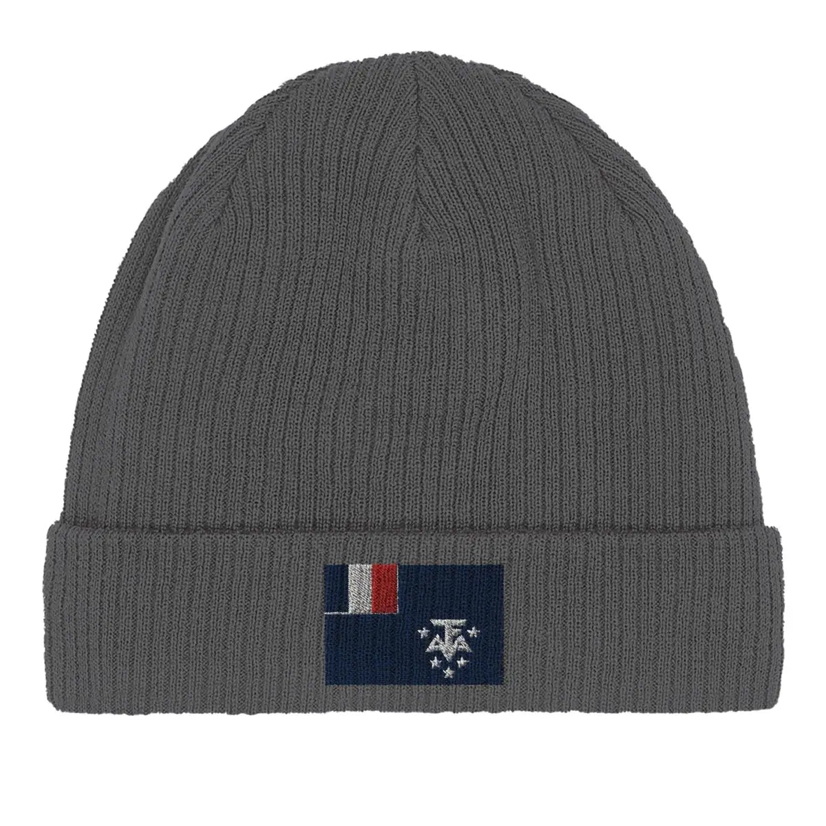 Bonnet en coton drapeau de l’antarctique française - pixelformaflag