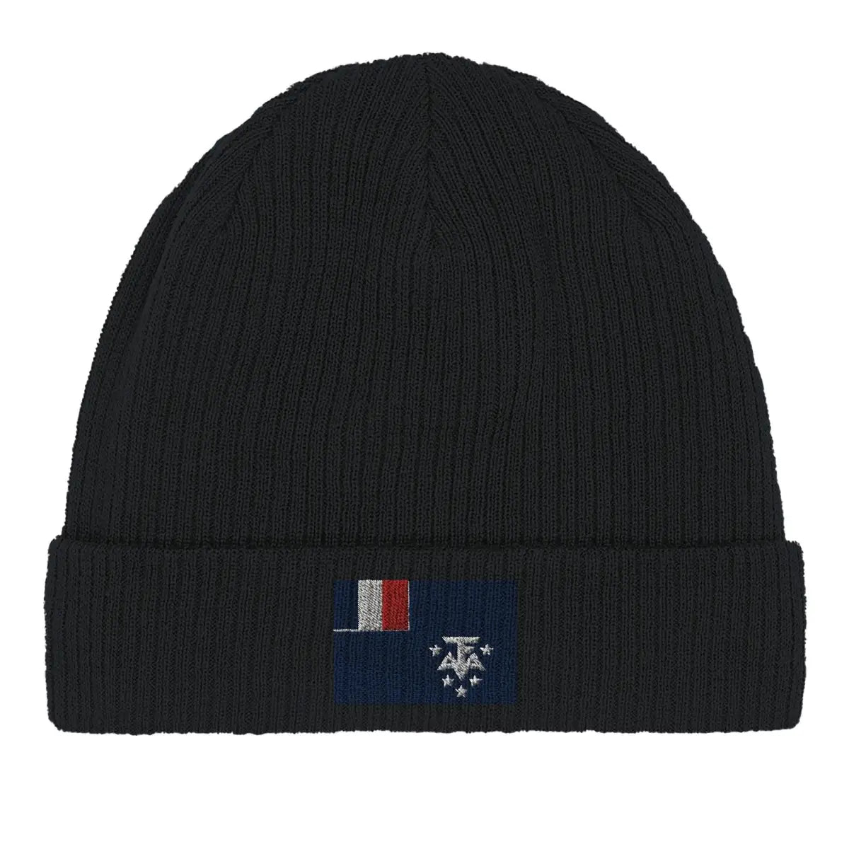 Bonnet en coton drapeau de l’antarctique française - pixelformaflag