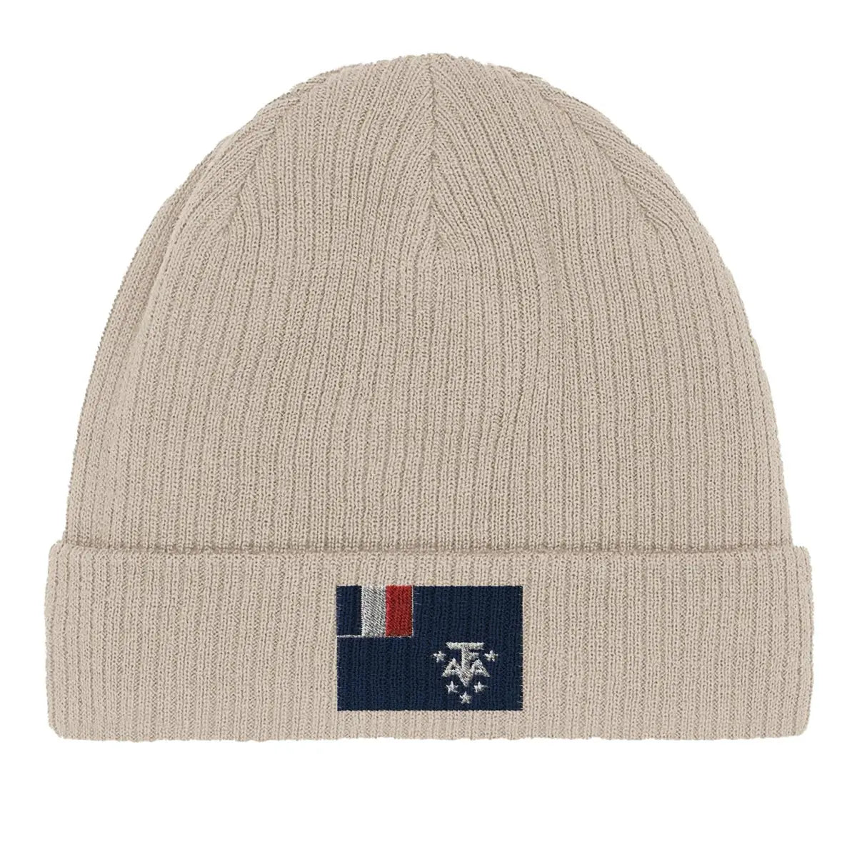 Bonnet en coton drapeau de l’antarctique française - pixelformaflag