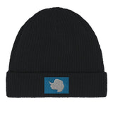 Bonnet en coton drapeau de l’antarctique - pixelformaflag