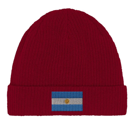 Bonnet en coton drapeau de l’argentine - pixelformaflag