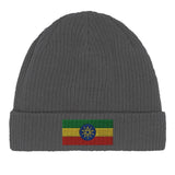 Bonnet en coton drapeau de l’éthiopie - pixelformaflag
