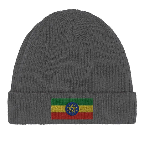 Bonnet en coton drapeau de l’éthiopie - pixelformaflag