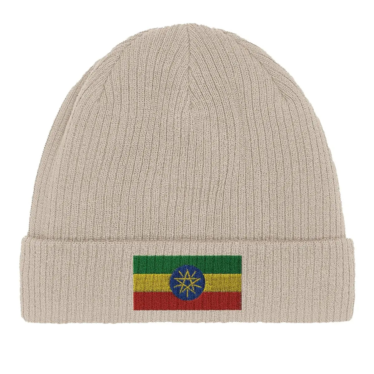 Bonnet en coton drapeau de l’éthiopie - pixelformaflag