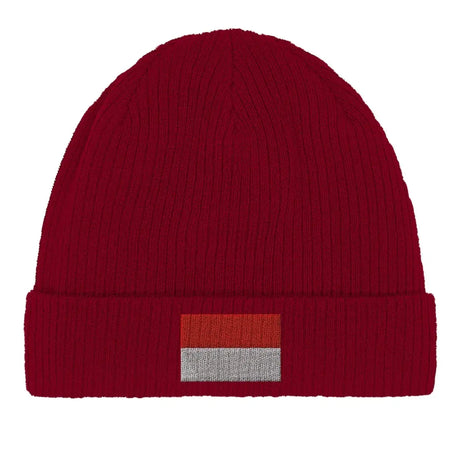 Bonnet en coton drapeau de l’indonésie - pixelformaflag