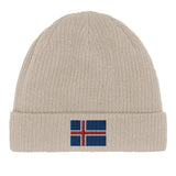 Bonnet en coton Drapeau de l'Islande - Pixelforma 