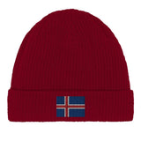 Bonnet en coton drapeau de l’islande - pixelformaflag