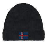 Bonnet en coton drapeau de l’islande - pixelformaflag