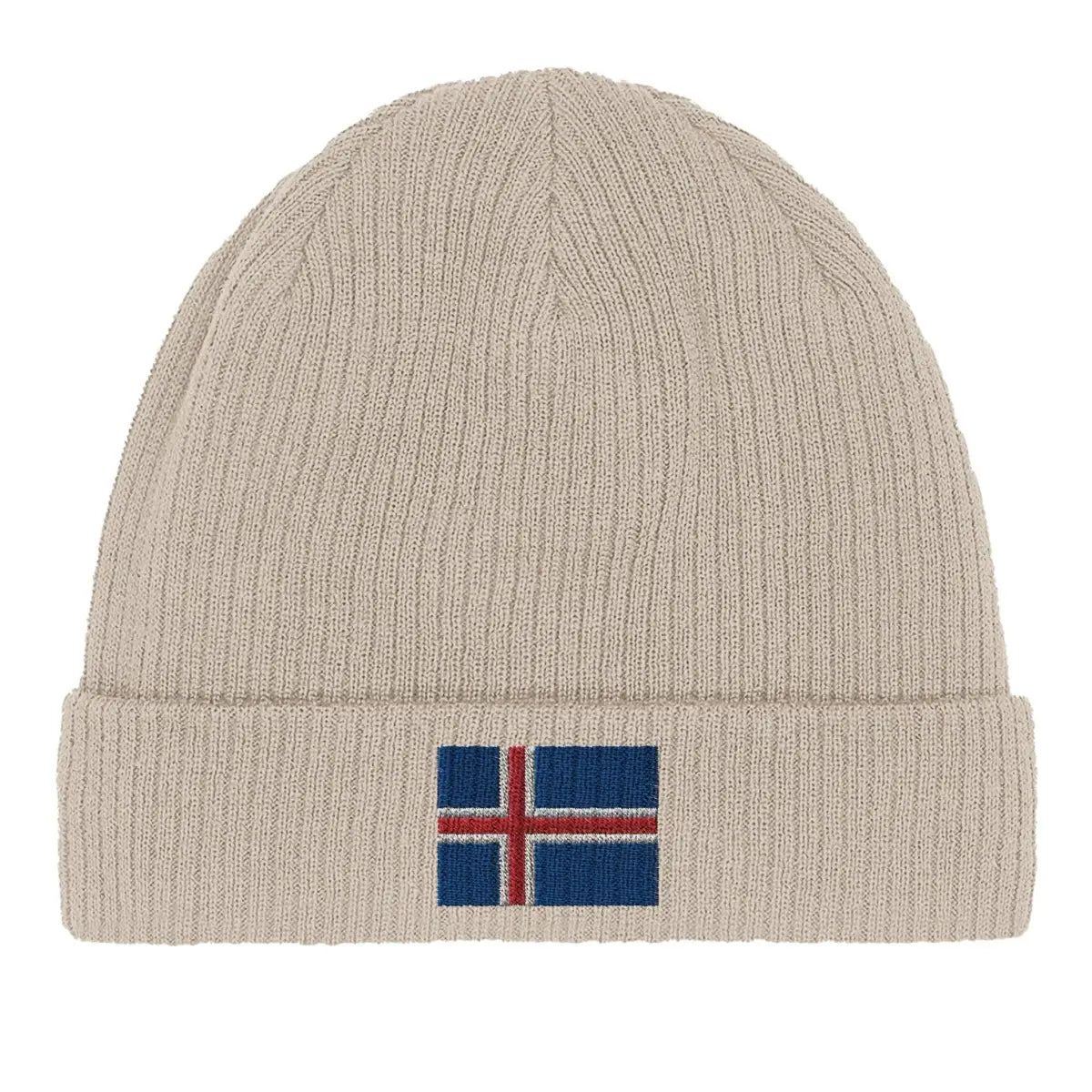 Bonnet en coton drapeau de l’islande - pixelformaflag